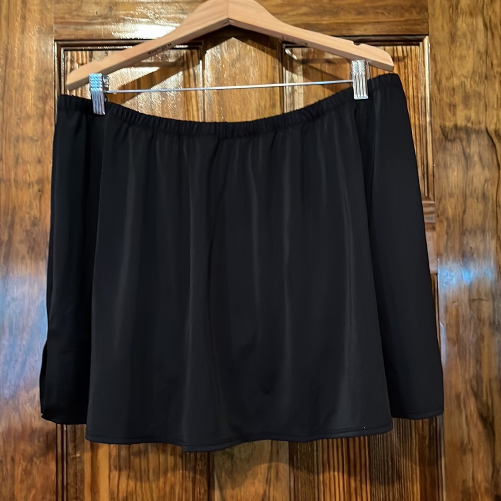 Black Swim Skort